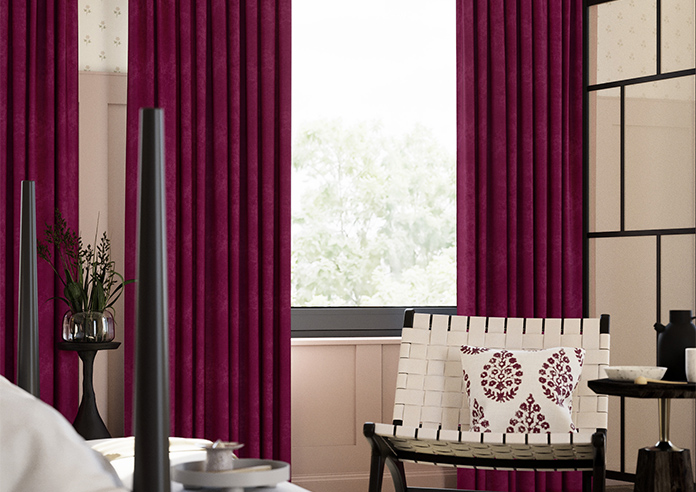 Faux Suede, Aubergine - Made to Measure Curtains - Image 5
